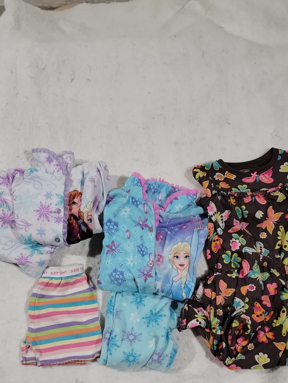 Toddler Girls Pajama Bundle, Disney, Carters 3T